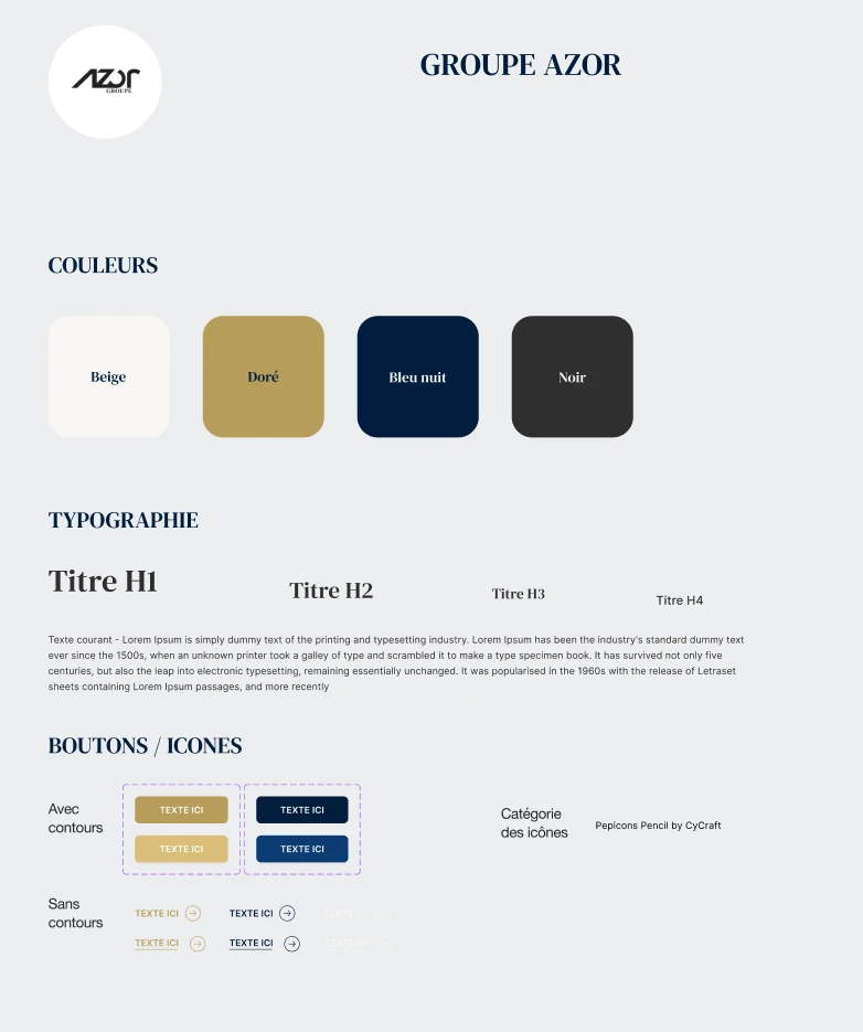 Palette réalisé par Anywwwhere dans le cadre de la refonte