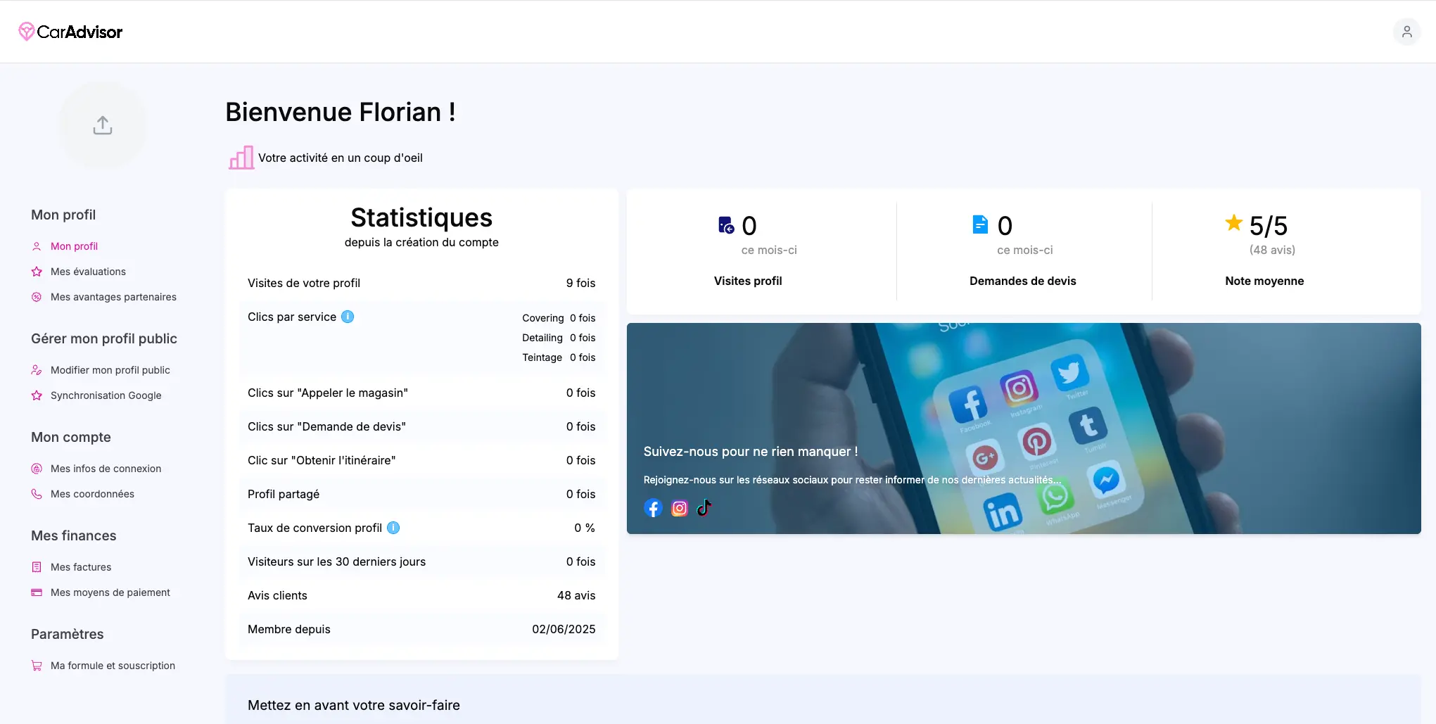 Carte Intéractive CarAdvisor