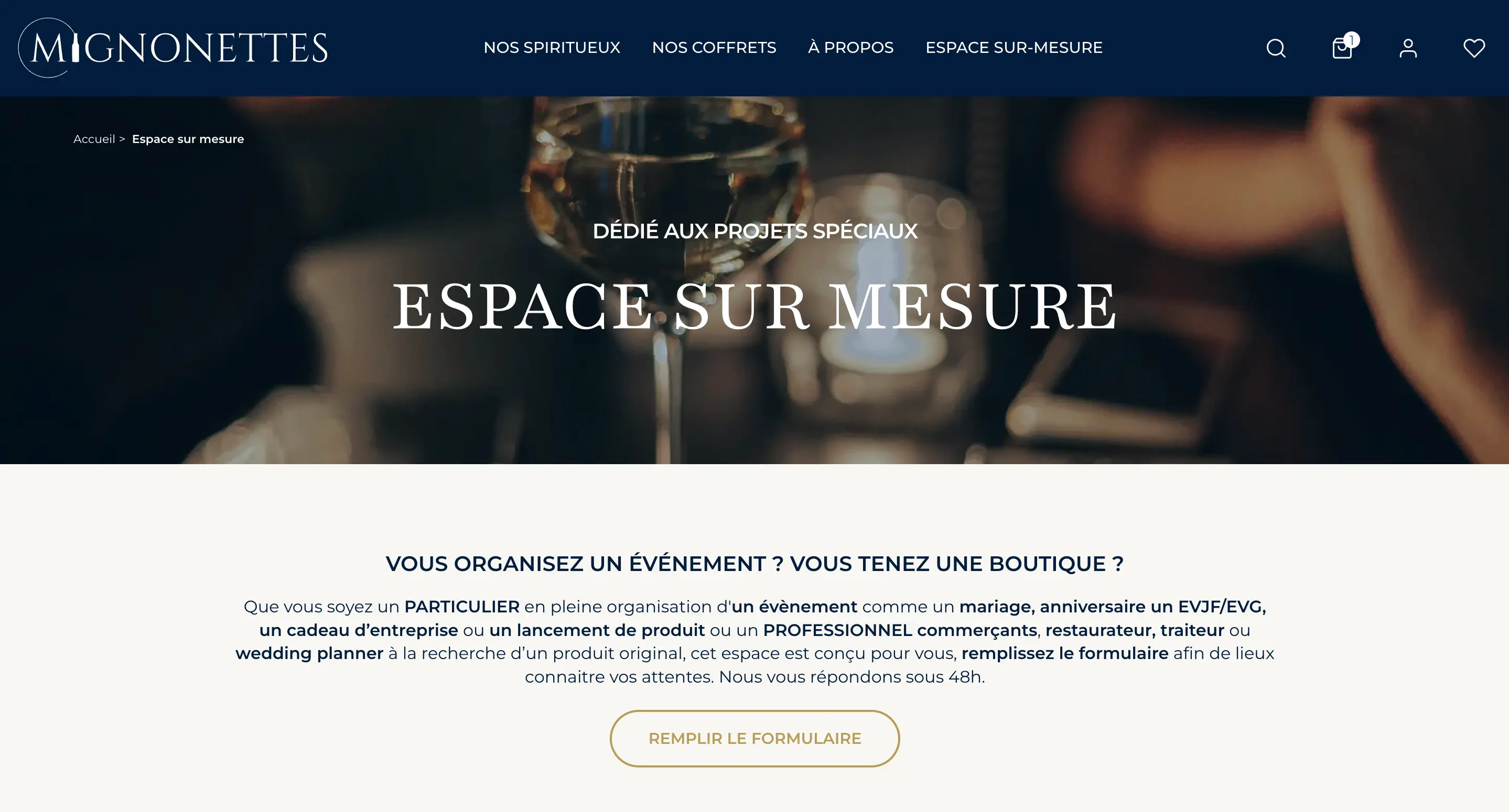 Mise en avant des offres